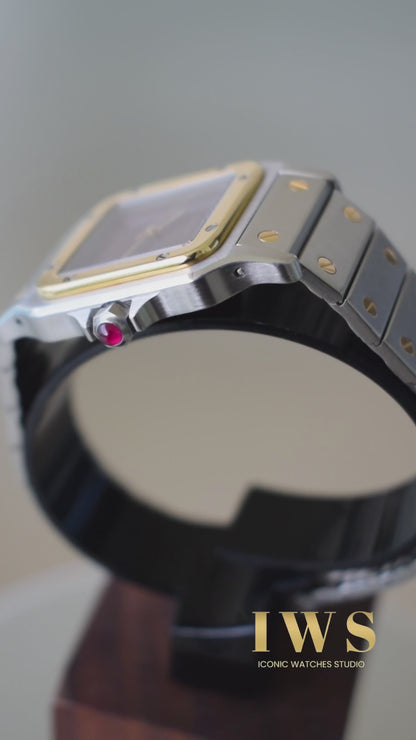 Cartier Santos 2961 Burgundy